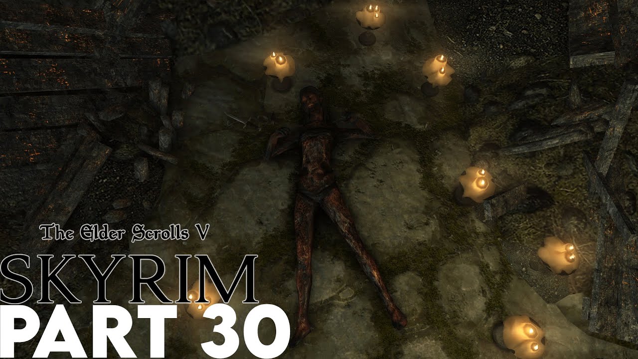 The Dark Brotherhood Sanctuary Burned Down - Skyrim Let's Play [Part30]