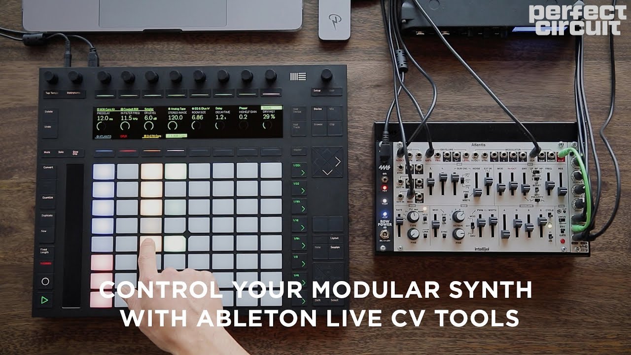 Ableton Live CV Tools Controlling Eurorack Modular Synthesizers