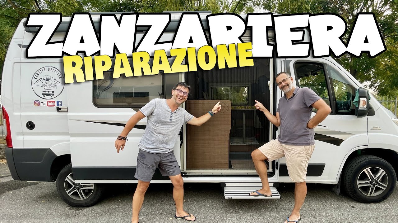 Come RIPARARE ZANZARIERA del CAMPER 🚐