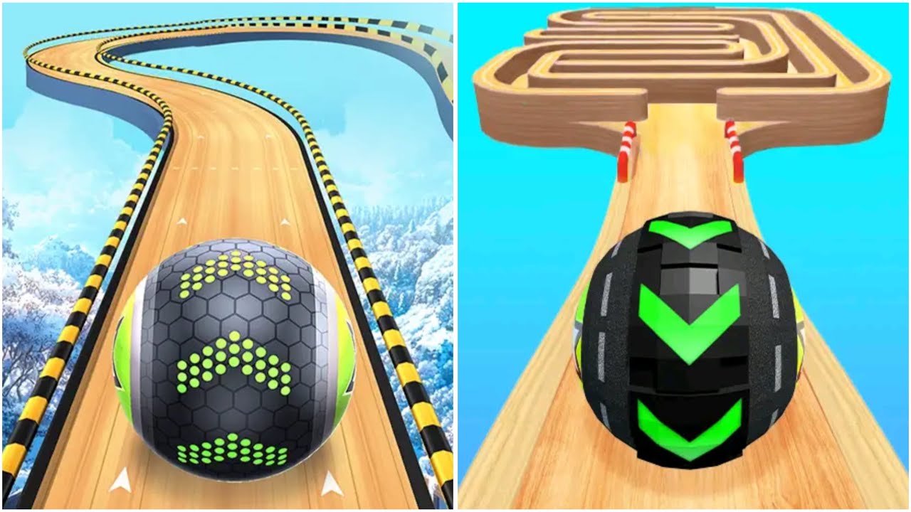 Going Ball speed run challenge ⚡️Vs  ⚡️ Rolling Ball sky escape🎱 Walkthrough SpeedRun 🚀Gameplay❤️‍🔥😎