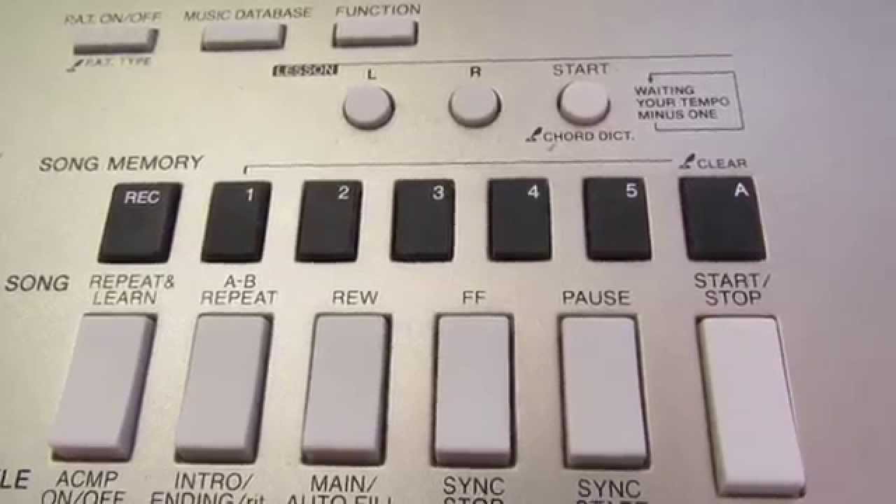 Yamaha YPG-235 Keyboard - Recording Songs To A Computer