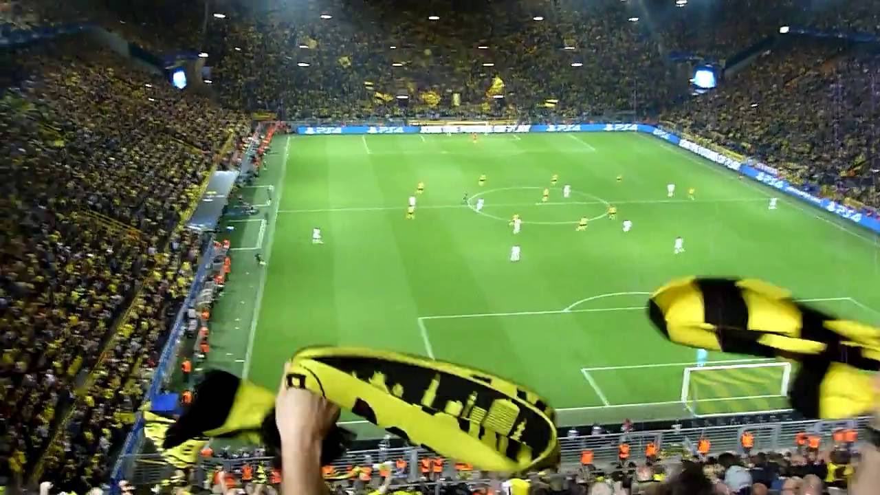 BVB vs. Real Madrid - 27.09.2016 - Westfalenstadion - Tor zum 1 : 1 durch Aubameyang - LIVE !!!
