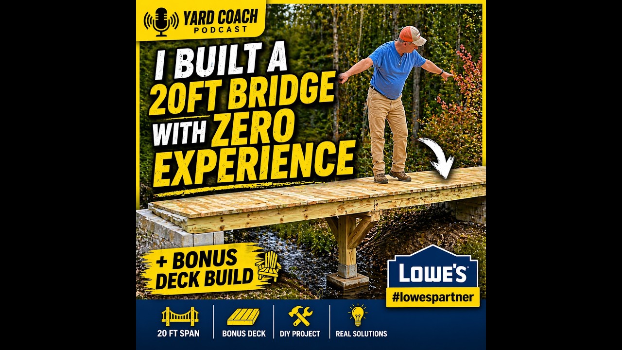 I Built a 20ft Bridge With ZERO Experience&hellip; Here&rsquo;s What Happened (#lowespartner)