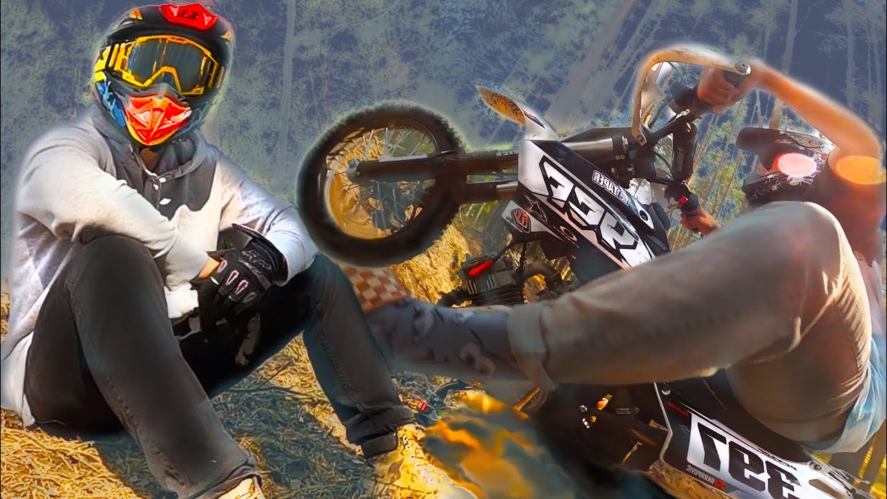 M&Oacute;J PIERWSZY RAZ NA MOTO czyli szalone pitbike /2021#38