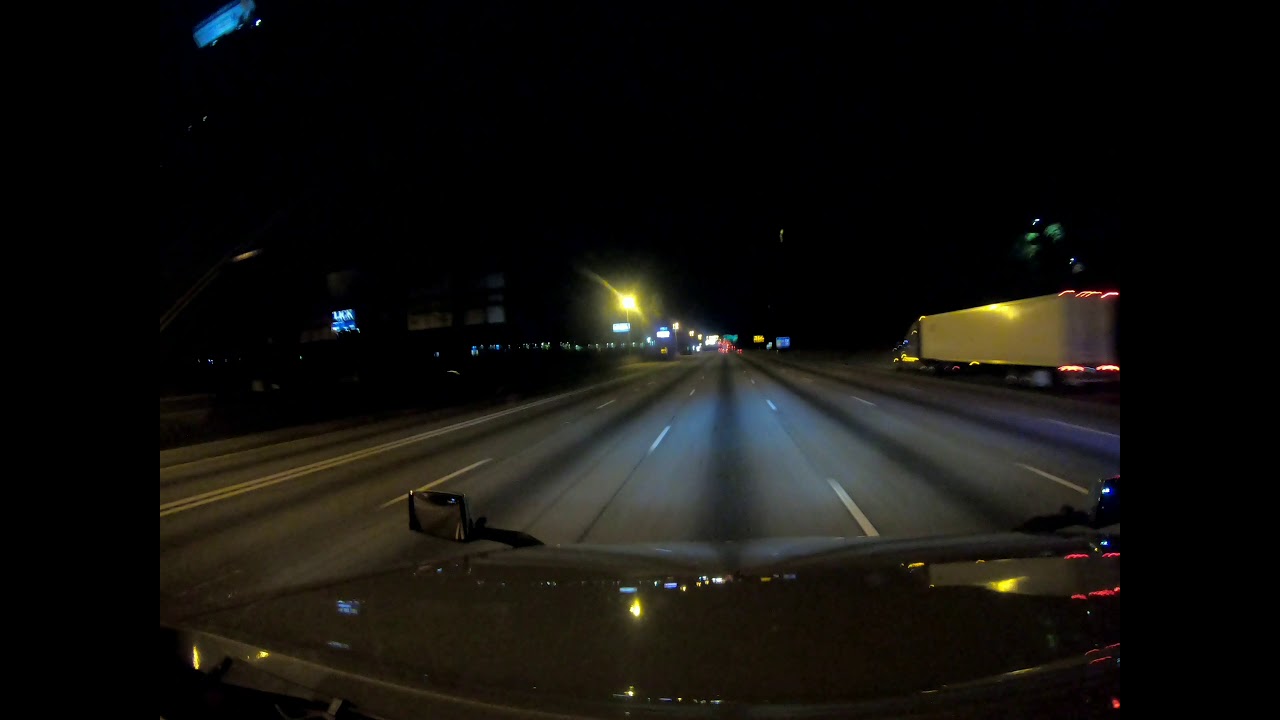 One night in Georgia on the road.      &Mu;ί&alpha; &nu;ύ&chi;&tau;&alpha; &sigma;&tau;&eta;&nu; Georgia USA