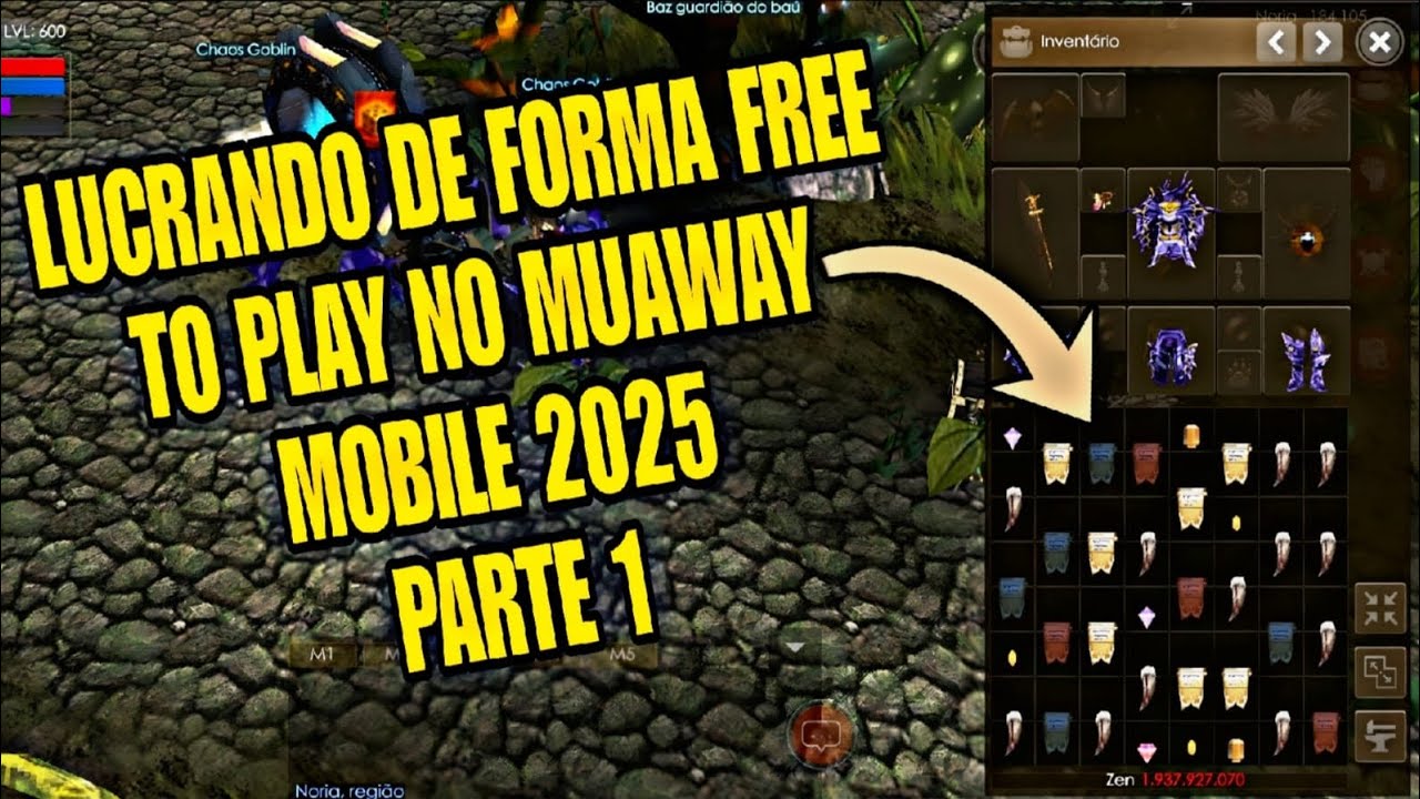 LUCRANDO DE FORMA FREE TO PLAY NO MUAWAY MOBILE 2025 [PARTE1]