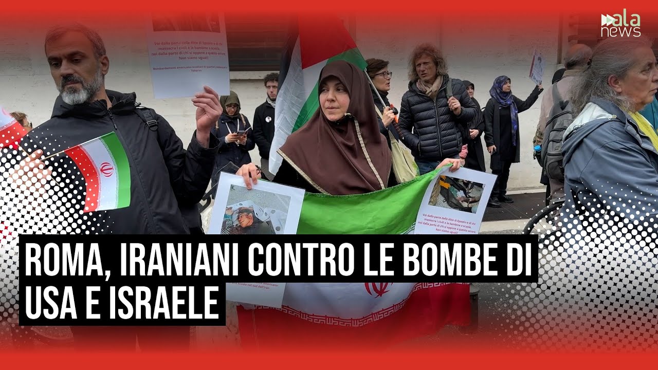 Roma, presidio sotto ambasciata USA: 