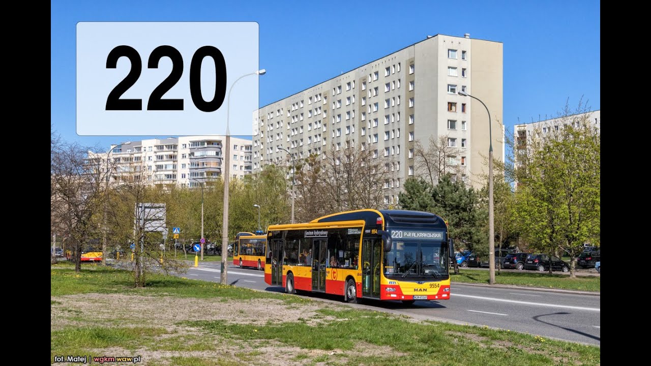 [220] Autobusem po Warszawie: Nowe Bemowo - P+R Al. Krakowska
