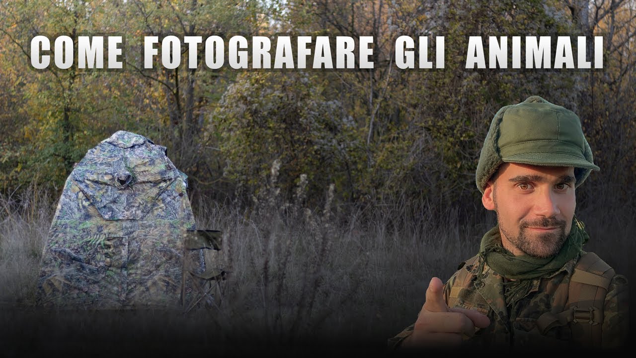 Come Fotografare gli Animali Selvatici - WILDLIFE - Mimetismo Fotografico con JAMA