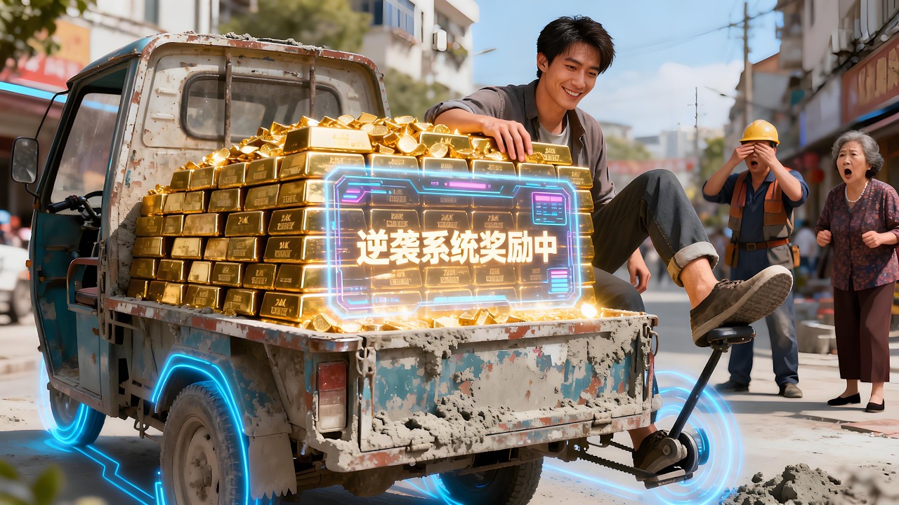 【Full】❤️broken tricycle conjures countless gold bars daily? I built  fortune with  Underdog System.