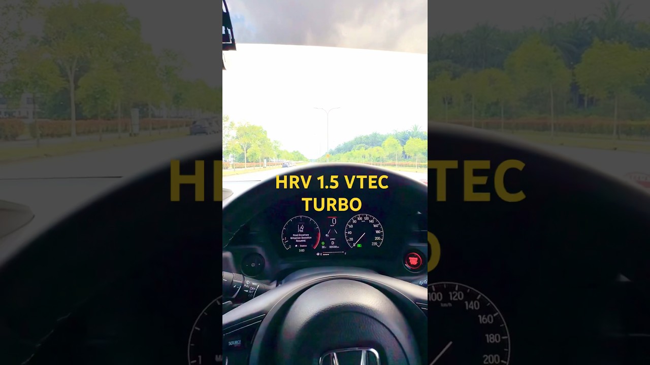 Honda HRV 1.5 VTEC TURBO 0-100 test run. #hondahrv2023