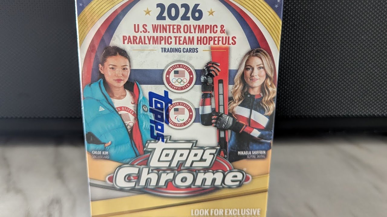 2026 Topps chrome winter Olympics we hit gold!!