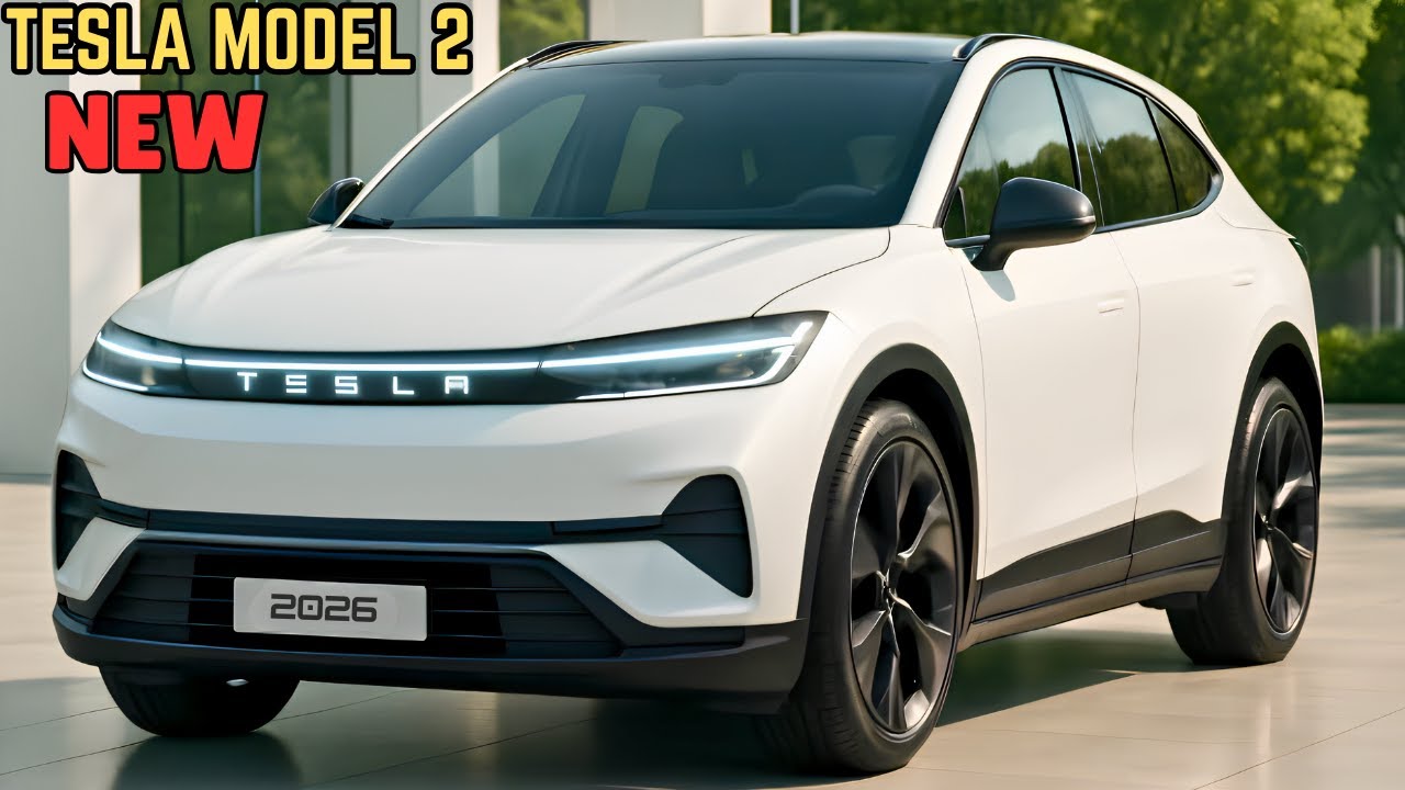 Tesla Model 2 2026 года &mdash; потрясающий новый дизайн и характеристики раскрыты!