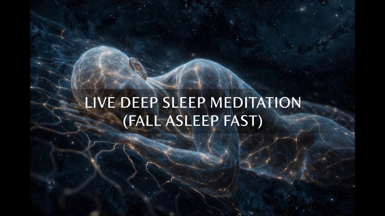 🌃💫🌙 Deep Sleep Meditation Music | Fall Asleep Fast💫🌍 * 24/7 live group meditation*