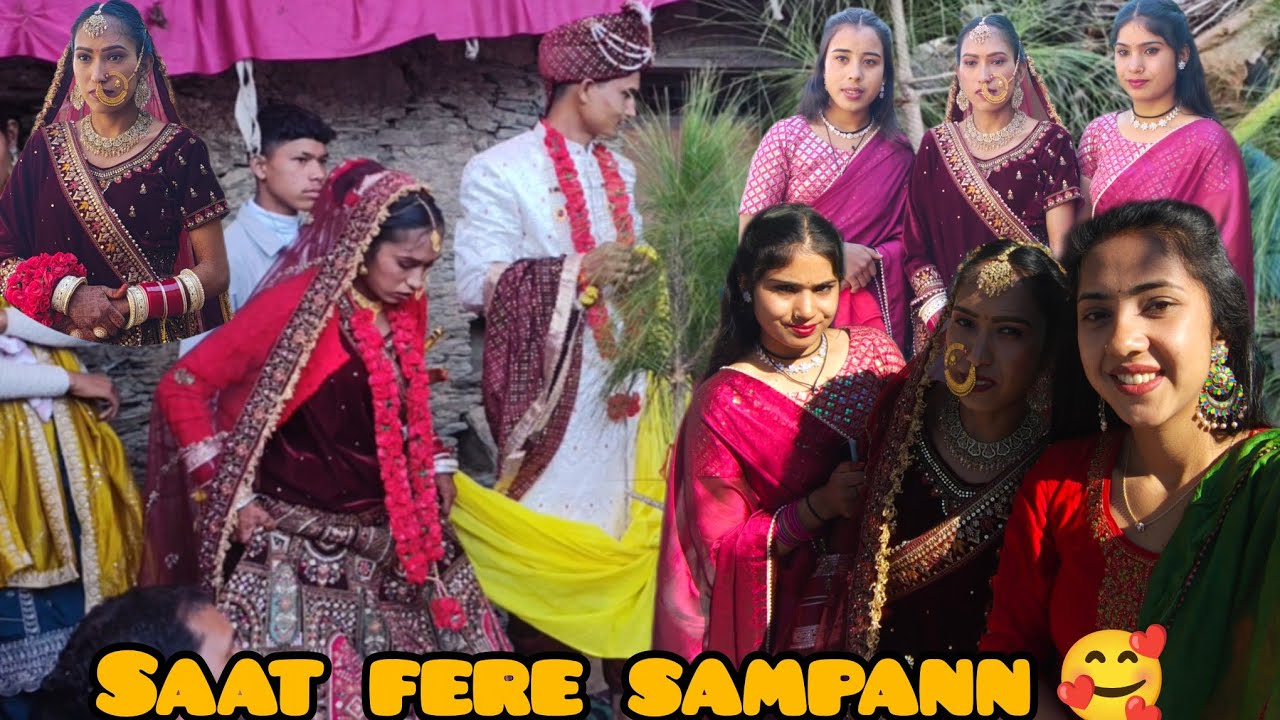 बड़ी बहन की शादी और रीतिरिवाज पहाड़ों के🥰#@anjalikathaitvlog.ll