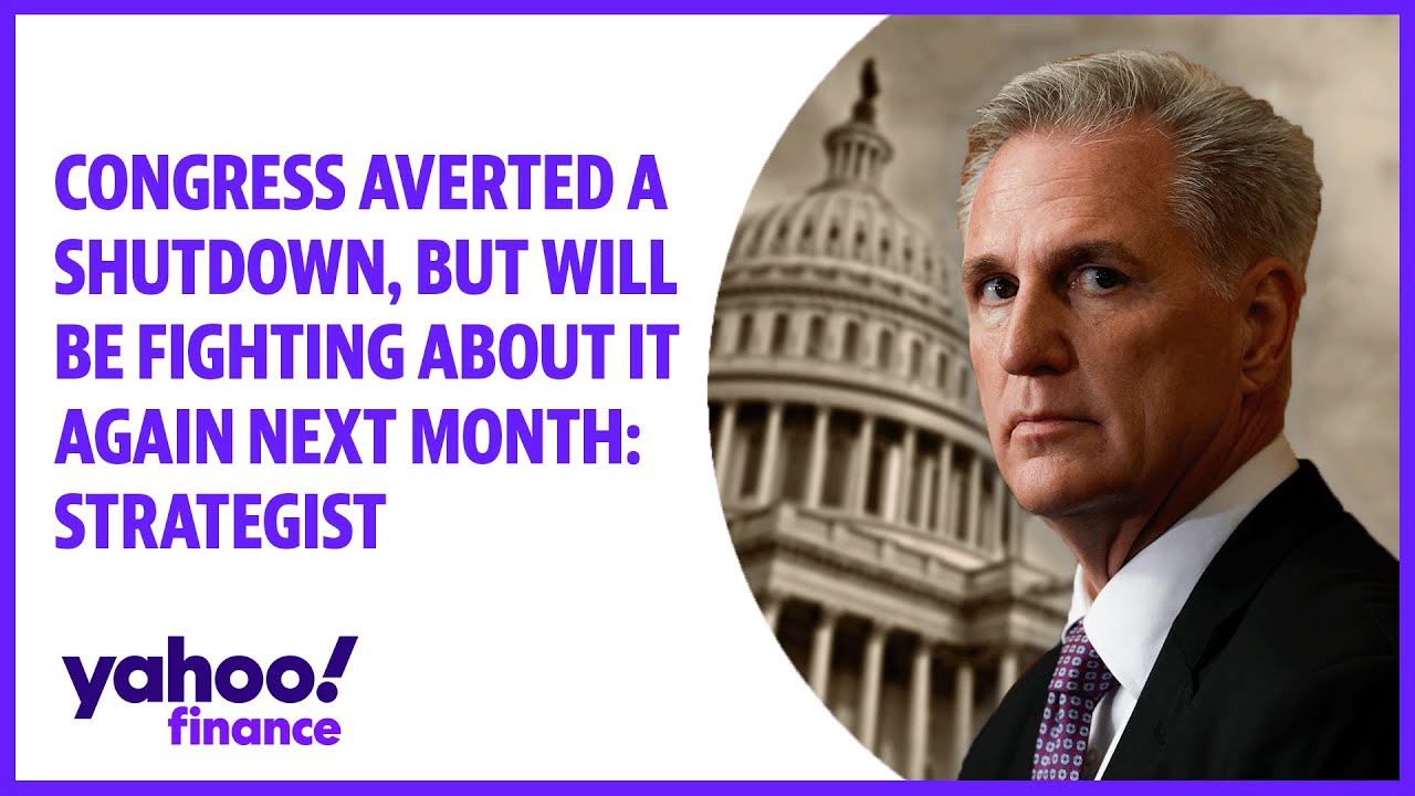 Congress averted a shutdown, but will be fighting about it again next month: Strategist