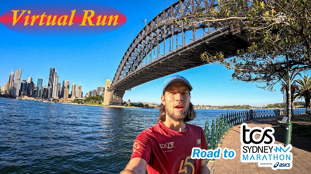 Virtual Run - Video for Treadmill - Sydney Harbour Bridge | Before Sydney Marathon 2025