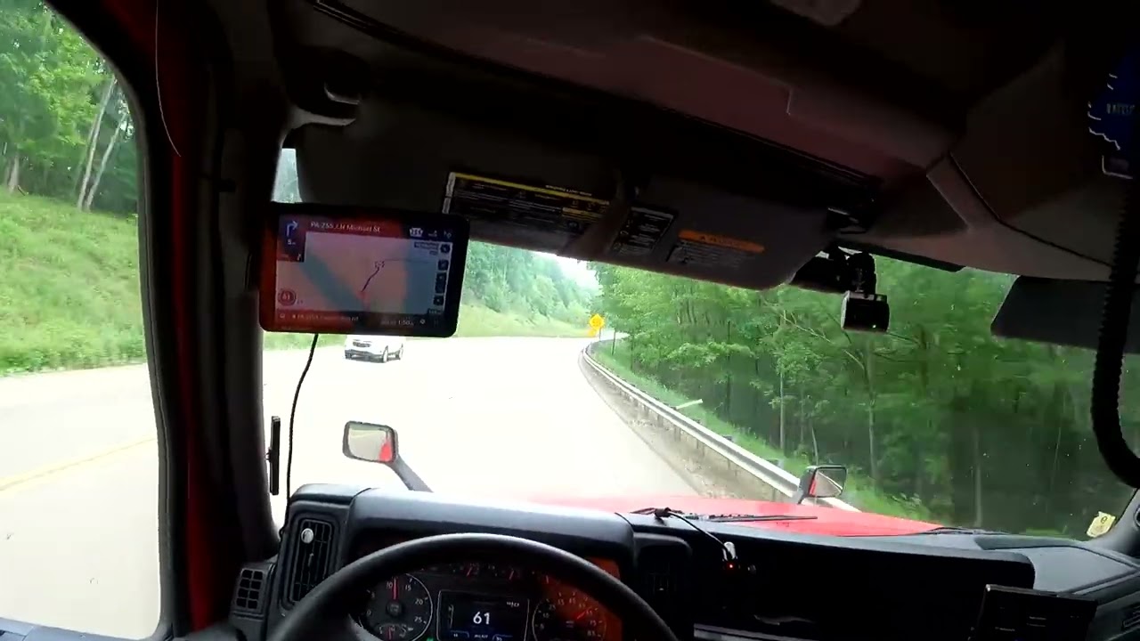 ASMR POV Trucking: Wilcox, PA - Philipsburg, PA (Route in description!)