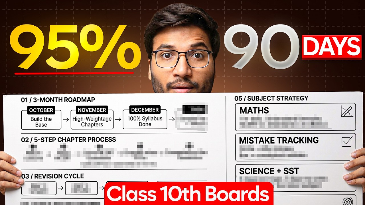 Score 95% in Class 10 Boards 2027 | Complete Study Plan