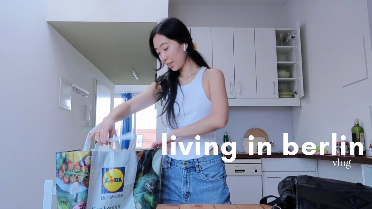 Living in Berlin ep.06 | realistic days, grocery haul, self-care routine, new friendships