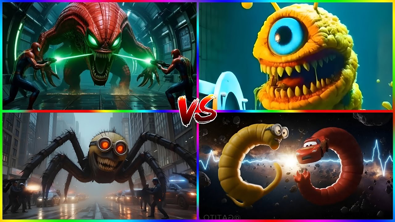 Mega Creatures VS Heroes✨🎵 CoffinDance Song 