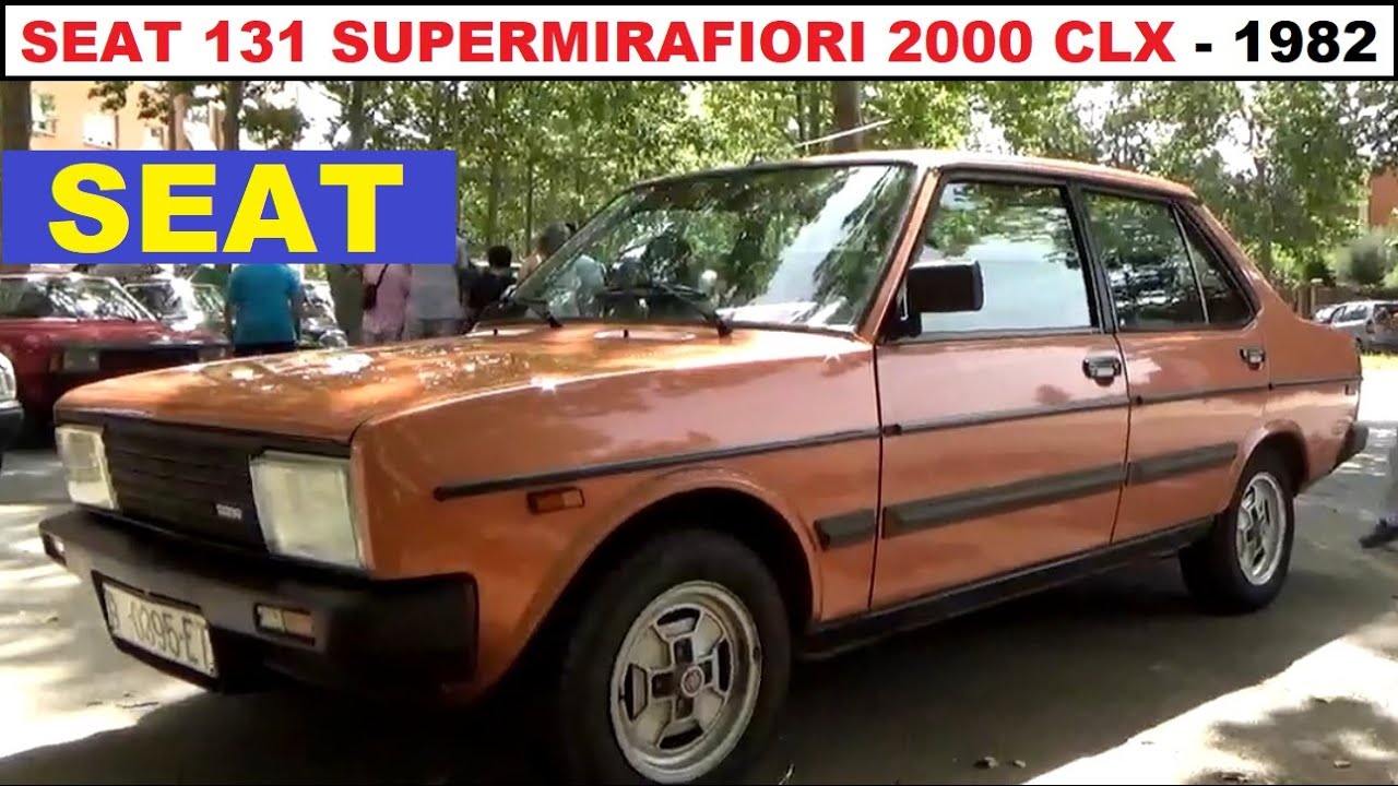 ✅ Seat 131 Supermirafiori CLX 2000 con plásticos de fábrica. Año 1982 #seat131