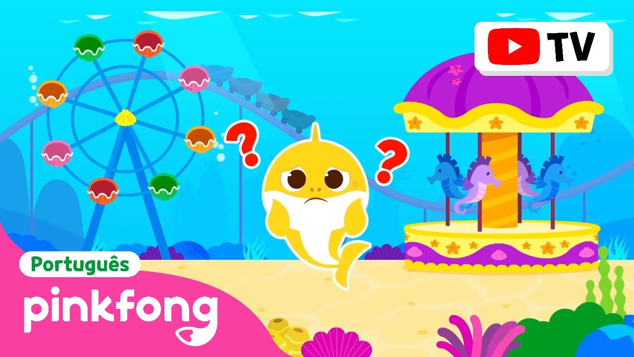 Mistério do Parque de Diversões🎡🎢 | + Completo | Pinkfong, Bebê Tubarão! Canções para Crianças
