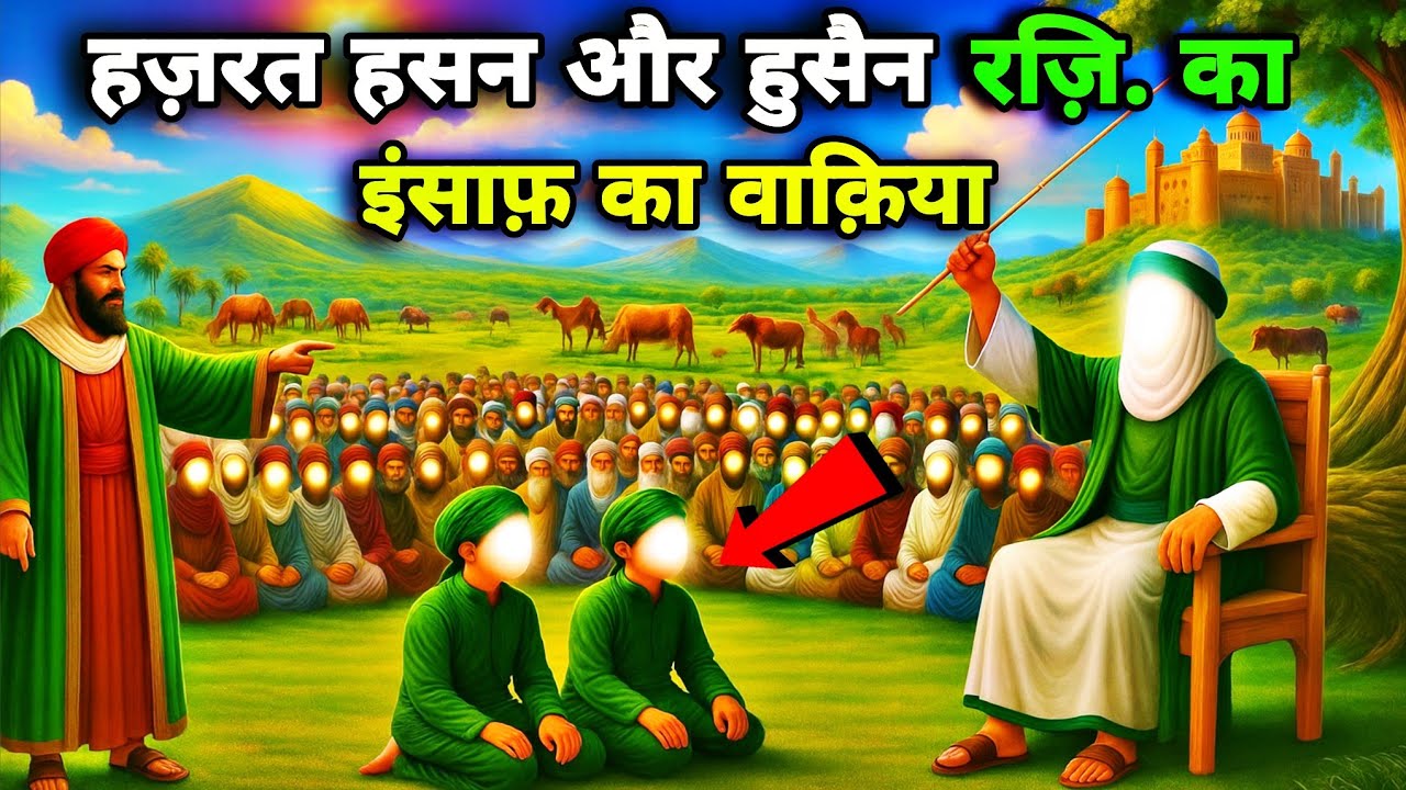 Imam Hassan Hussain Ka Waqia | hasan hussain bachpan ka waqia | imam hussain