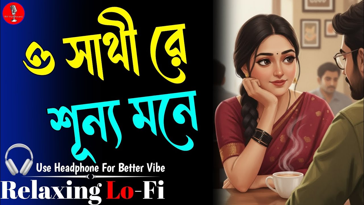 O Sathi Re (Female Lo-Fi) | Bengali Sad LoFi | Sleepy Night Balcony Vibes | RH HUB RECORD