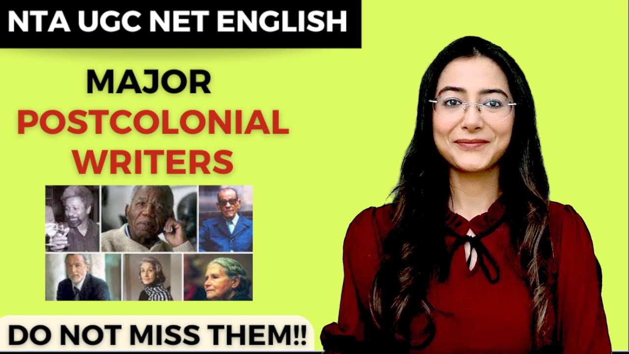 Postcolonialism + Writers List  || NTA UGC NET Preparation #englishliterature #studysmart