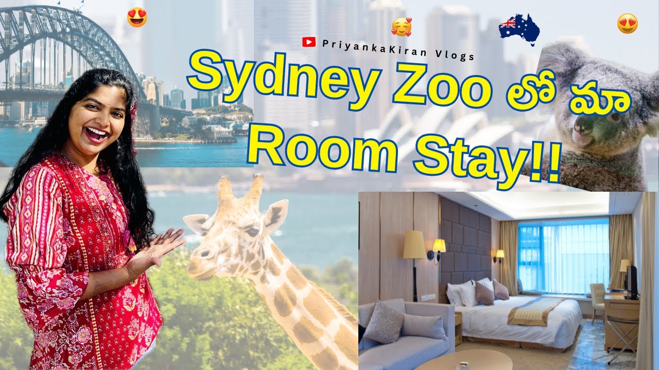 Sydney Tarangoo Zoo లో మా Room Stay || Tarangoo Zoo in Sydney and Room stay #youtubevideo #trending