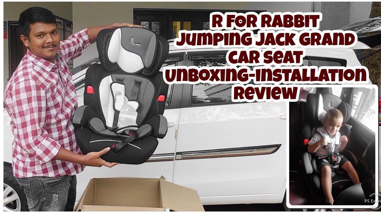 (English) R for Rabbit Jumping Jack Grand Car Seat Unboxing,Installation and REVIEW