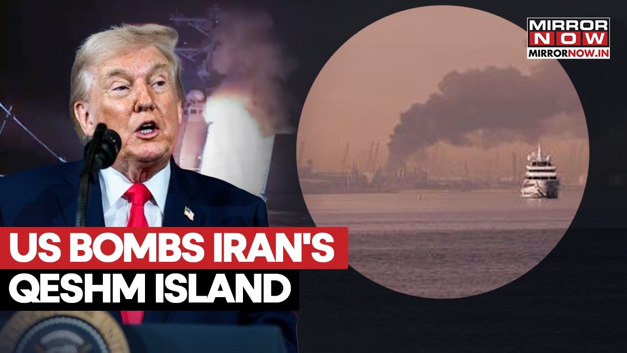 US Bombs Iran's Qeshm Islands, Strikes Drone Facilities As Tensions Escalate In Strait Of Hormuz