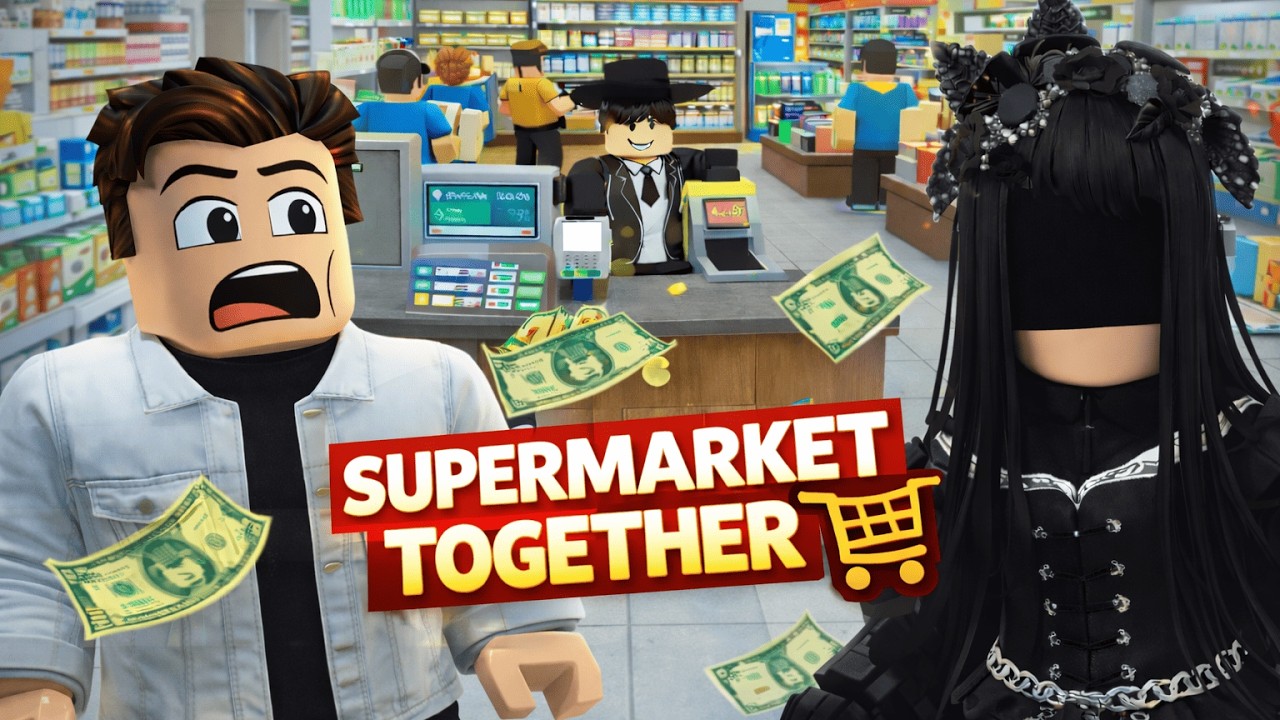 Running a SUPERMARKET with My Friend 😭🛒| 4K