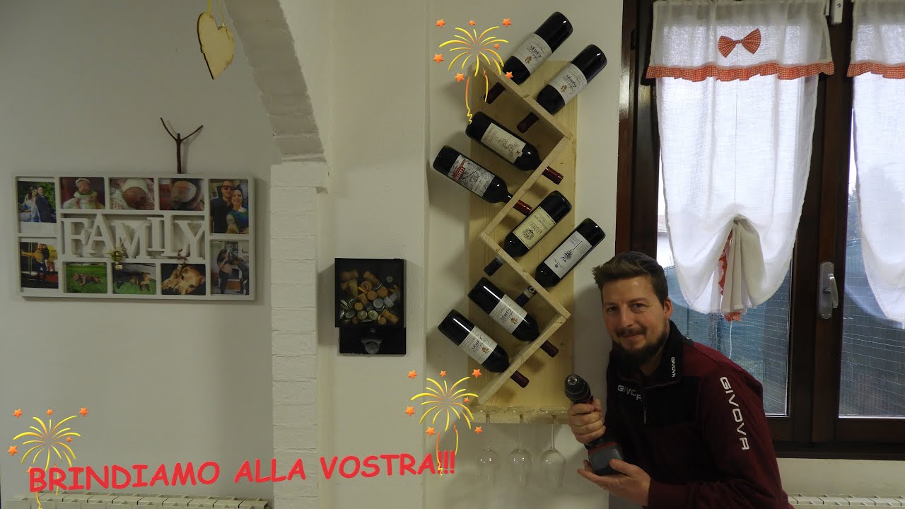 - PORTA BOTTIGLIE - FAI DA TE - E' ARRIVATO IL VINOOOOO!!!!