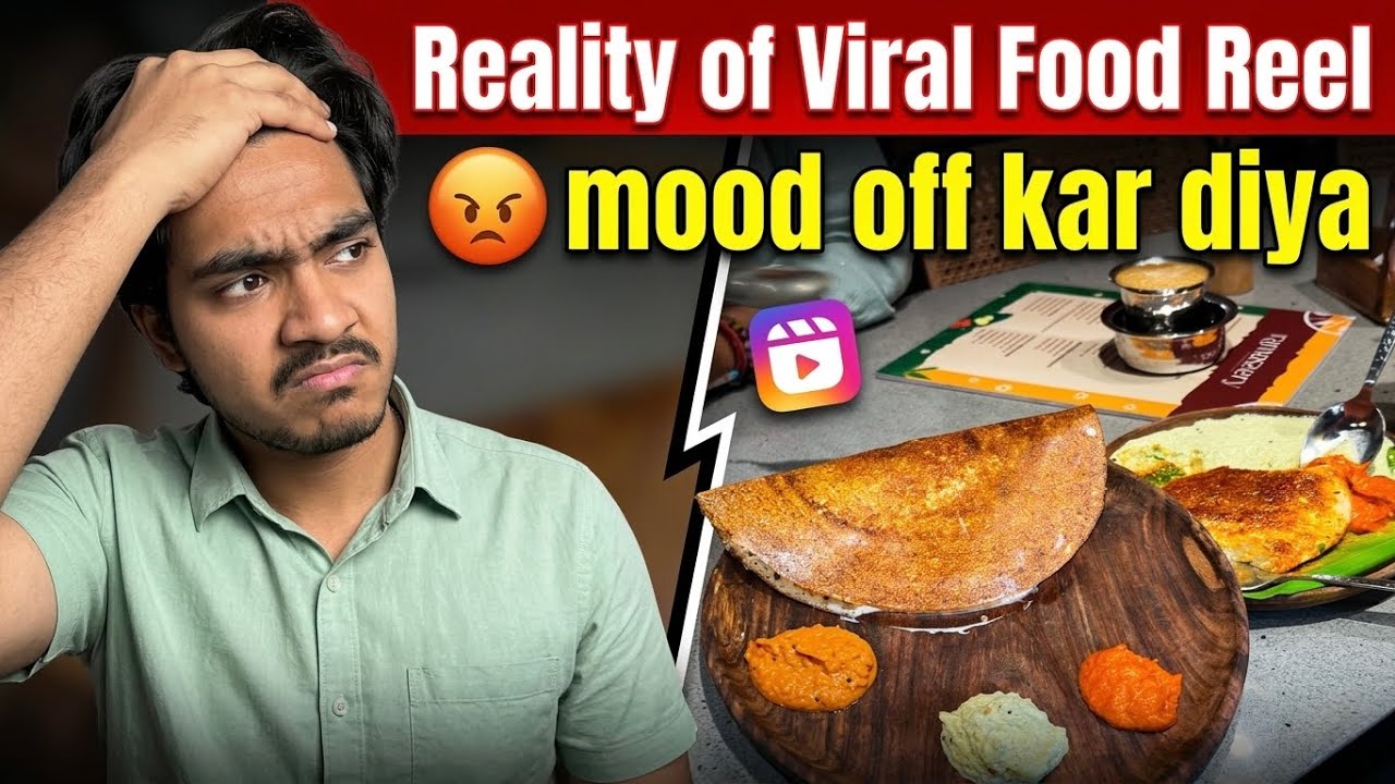 Reality of viral food reel mood off kar diya