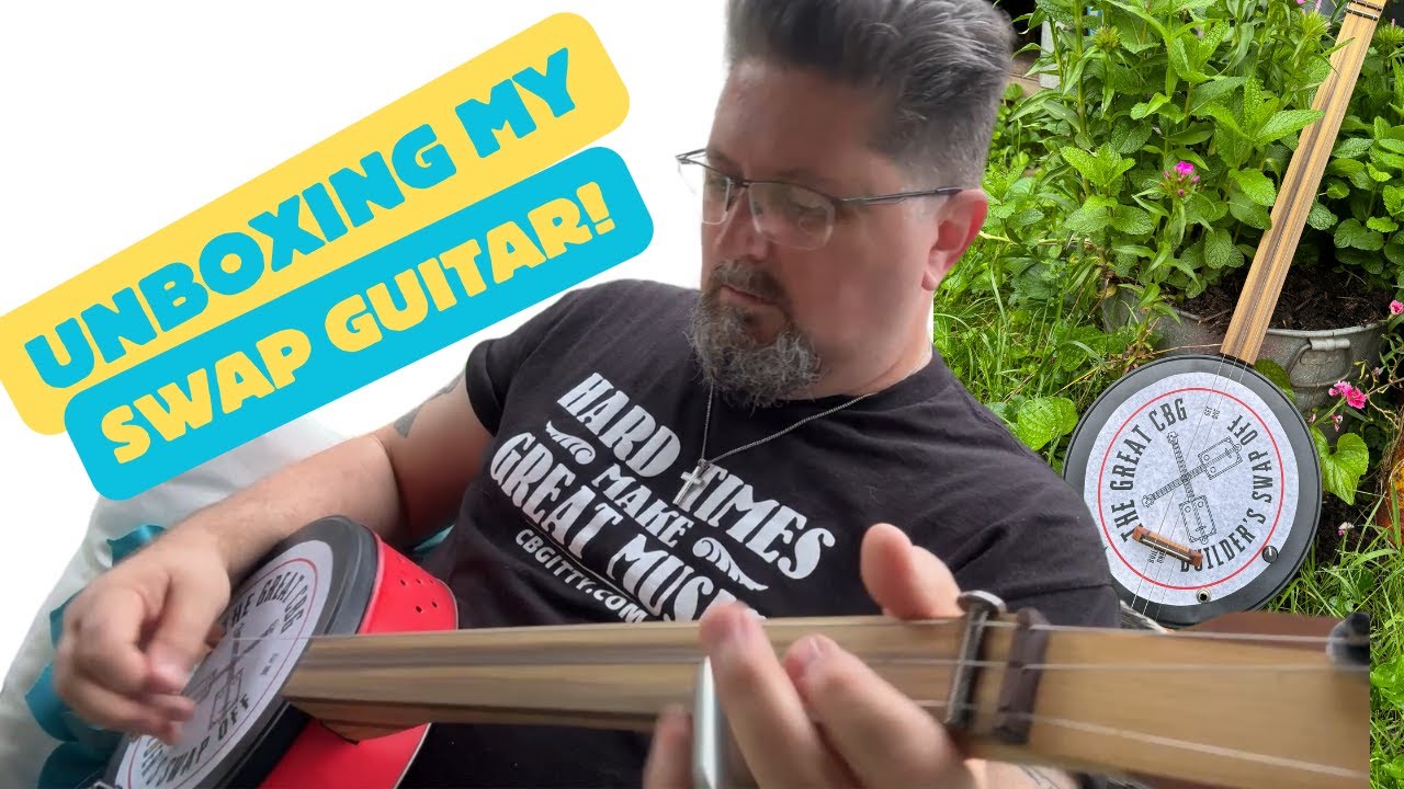 Shane Speal Unboxes His CBG Swap Guitar
