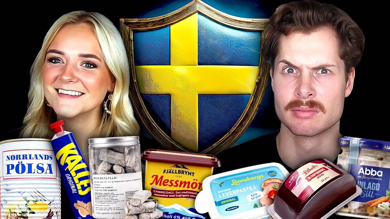 Trying The MOST DISGUSTING Swedish Food (With a Swede)
