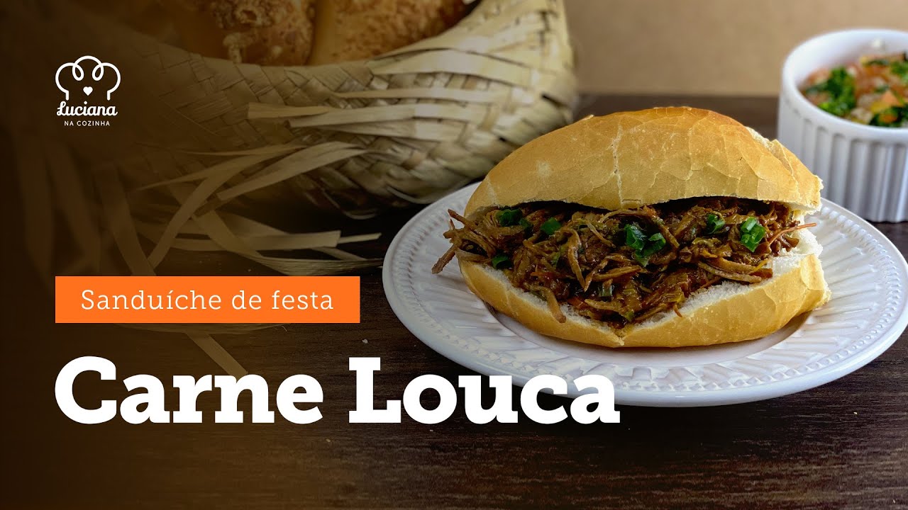 Sanduíche de Carne Louca