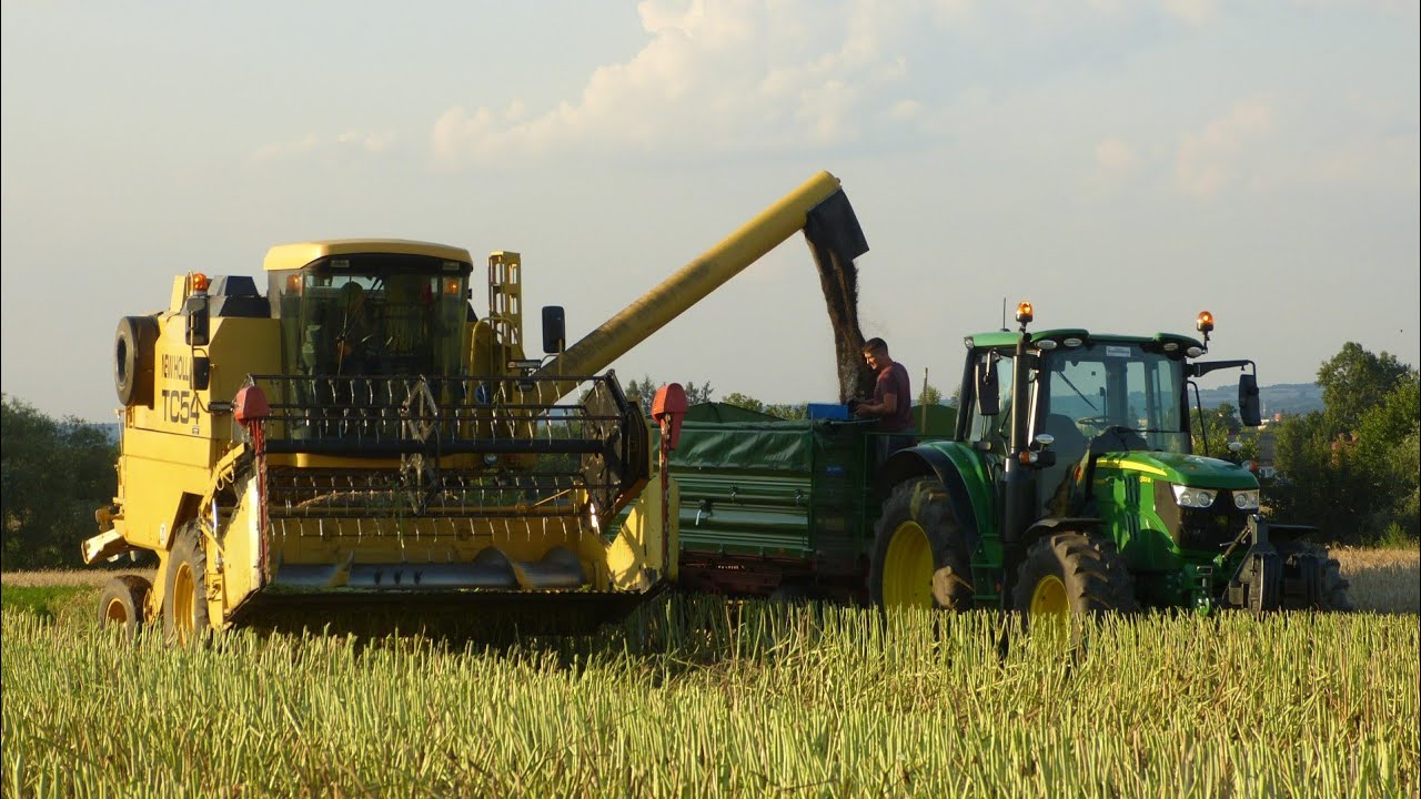 ★Żniwa Rzepaku 2021★Nowy Nabytek Kombajn New Holland TC54★GR NOCOŃ★