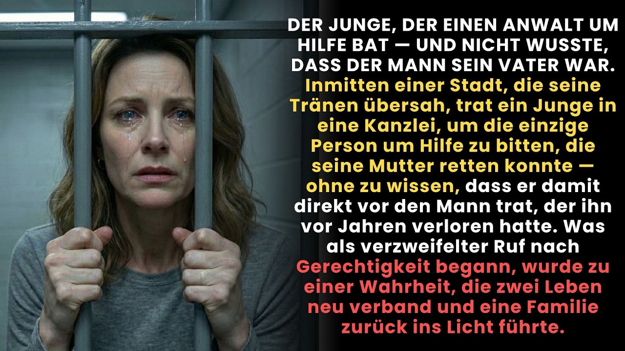 DER JUNGE, DER EINEN ANWALT UM HILFE BAT UND NICHT WUSSTE, DASS DER MANN SEIN VATER WAR