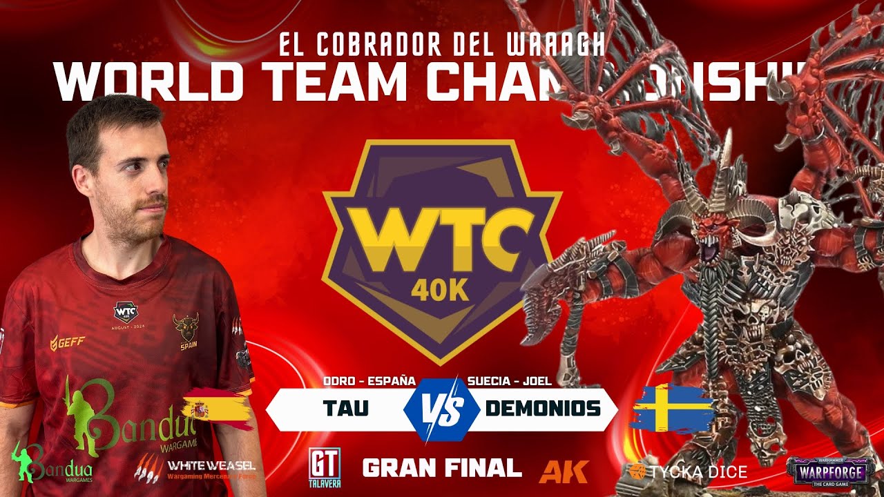 FINAL DEL MUNDIAL WTC 2024. TAU (Odro) vs Demonios (Joel). España - Suecia