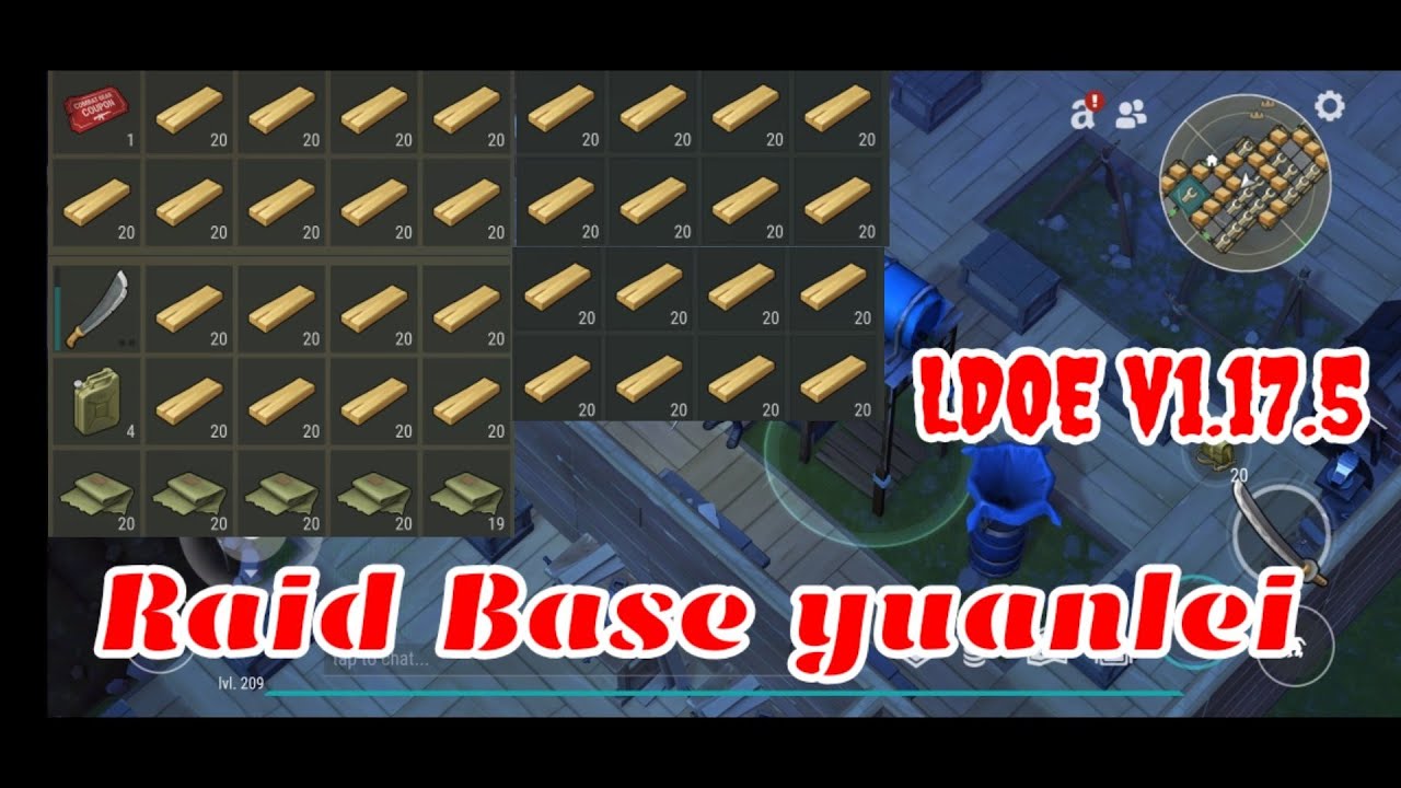 LDOE Raid Base yuanlei | Suicide Trick | Last Day on Earth v1.17.5
