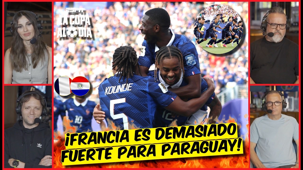FRANCIA HUMILLAR&Aacute; a PARAGUAY en OCTAVOS. Los de GUSTAVO ALFARO ni TIENEN CHANCE | La Copa AL D&iacute;a