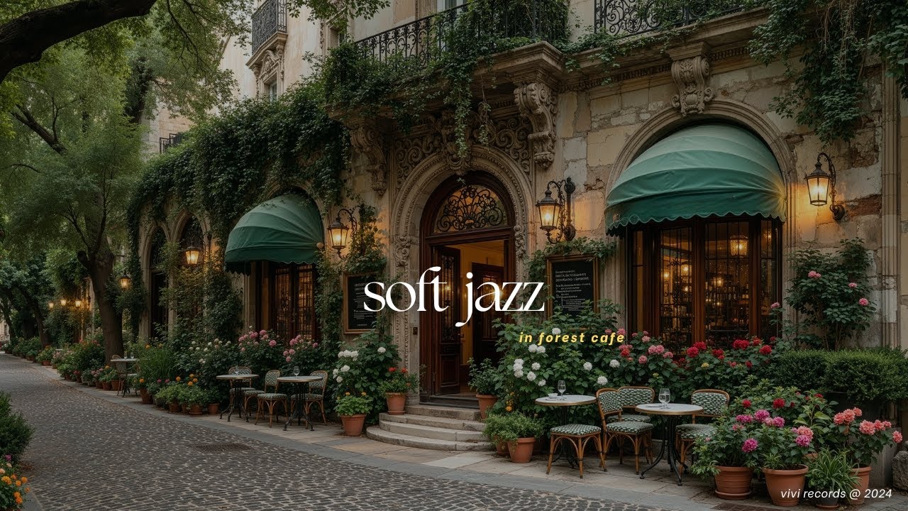 Morning Begins With Soft Jazz - Relax & Unwind Music Playlist in Forest Cozy Coffee Shop