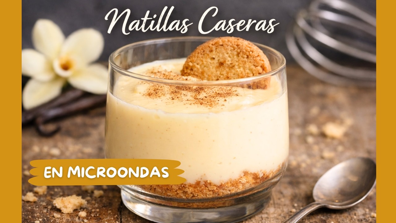 Natillas Caseras en Microondas 🍮 Receta Fácil y Rápida en Menos de 15 Minutos
