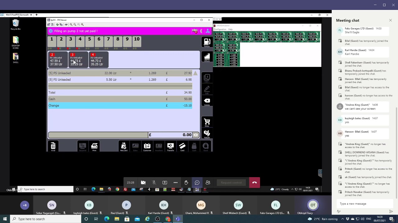 New till Fenstanton training