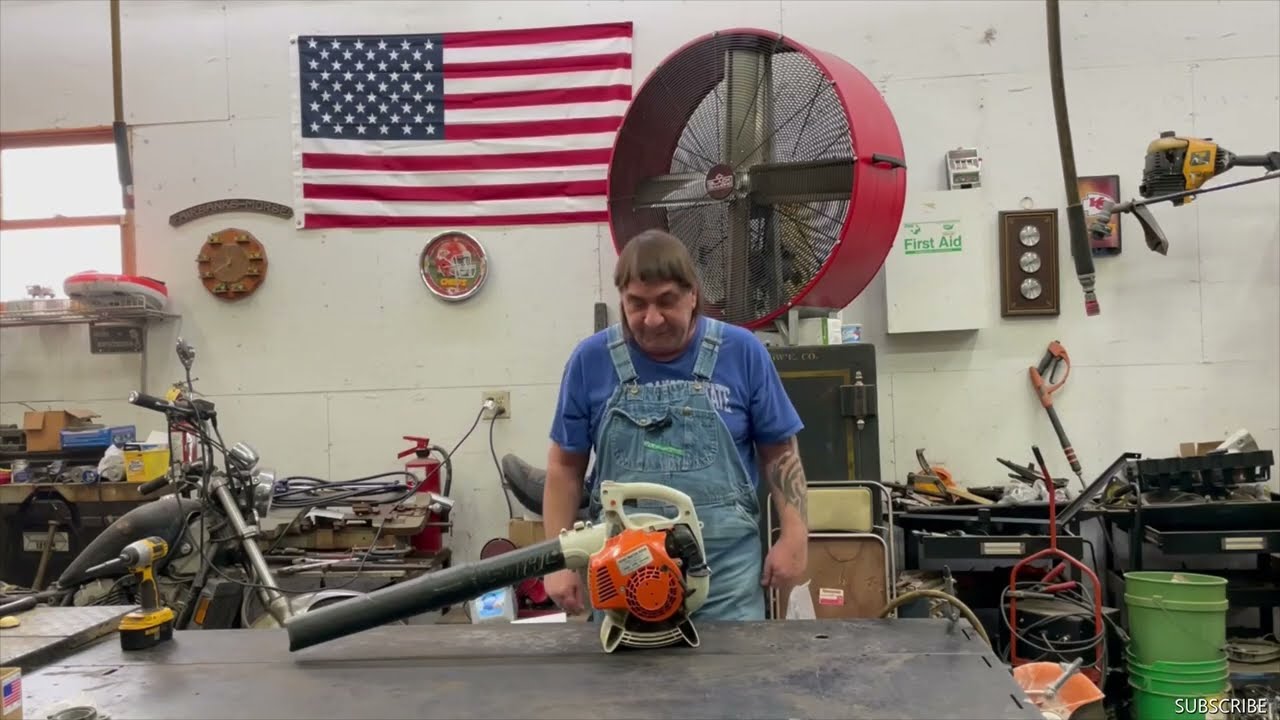 Stihl BG55 Blower: Replace Recoil Rope