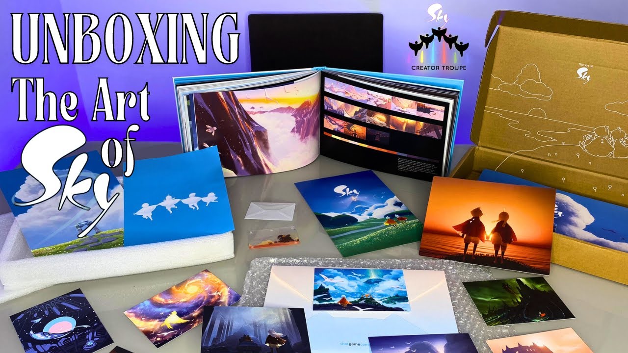 [unboxing] The Art of Sky ARTBOOK | Sky Children of the Light #skycreatortroupe @thatgamecompany