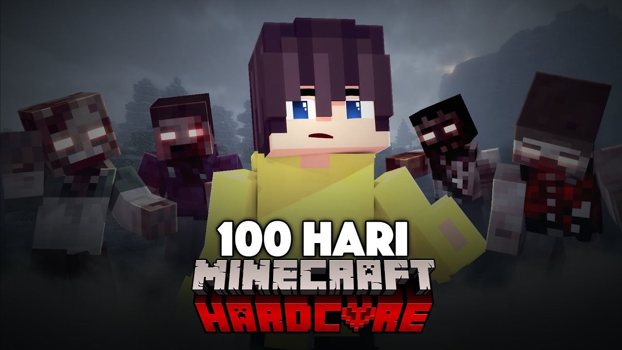 100 Hari Minecraft Hardcore Winter Apocalypse